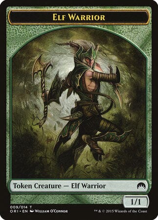 Elf Warrior Token [Magic Origins Tokens] MTG Single Magic: The Gathering  | Multizone: Comics And Games