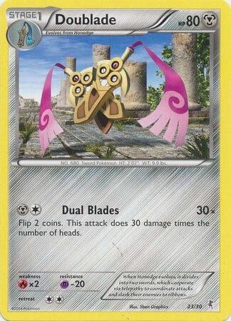 Doublade (23/30) [XY: Trainer Kit 1 - Bisharp] Pokemon Single Pokémon  | Multizone: Comics And Games