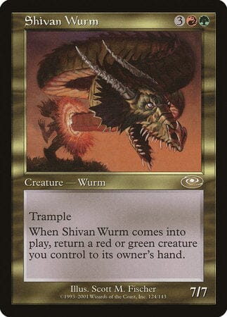 Shivan Wurm [Planeshift] MTG Single Magic: The Gathering  | Multizone: Comics And Games