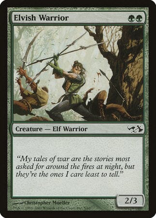 Elvish Warrior [Duel Decks: Elves vs. Goblins] MTG Single Magic: The Gathering  | Multizone: Comics And Games