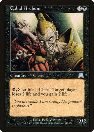 Cabal Archon [Onslaught] MTG Single Magic: The Gathering  | Multizone: Comics And Games