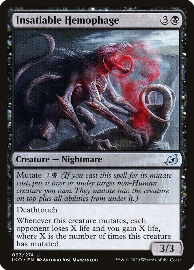 Insatiable Hemophage [Ikoria: Lair of Behemoths] MTG Single Magic: The Gathering  | Multizone: Comics And Games