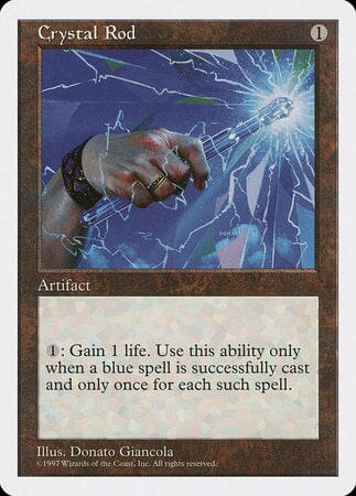 Crystal Rod [Fifth Edition] MTG Single Magic: The Gathering  | Multizone: Comics And Games