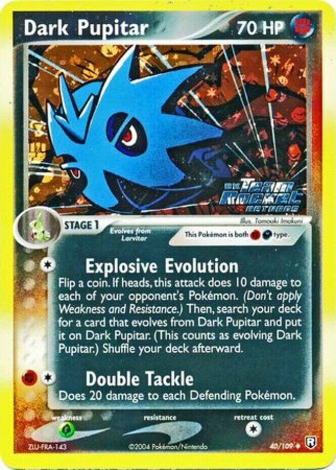 Dark Pupitar (40/109) (Stamped) [EX: Team Rocket Returns] Pokemon Single Pokémon  | Multizone: Comics And Games