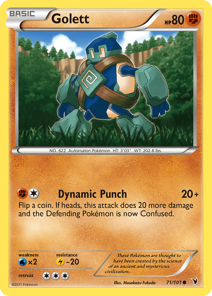 Golett (71/101) [Black & White: Noble Victories] Pokemon Single Pokémon  | Multizone: Comics And Games
