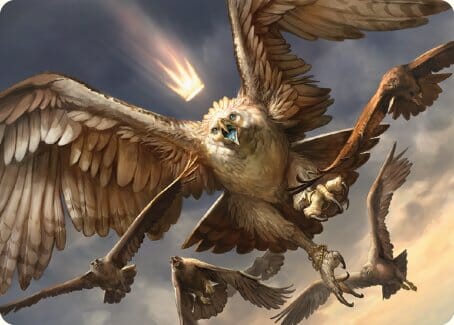 Gwaihir, Greatest of the Eagles Art Card [The Lord of the Rings: Tales of Middle-earth Art Series] MTG Single Magic: The Gathering  | Multizone: Comics And Games