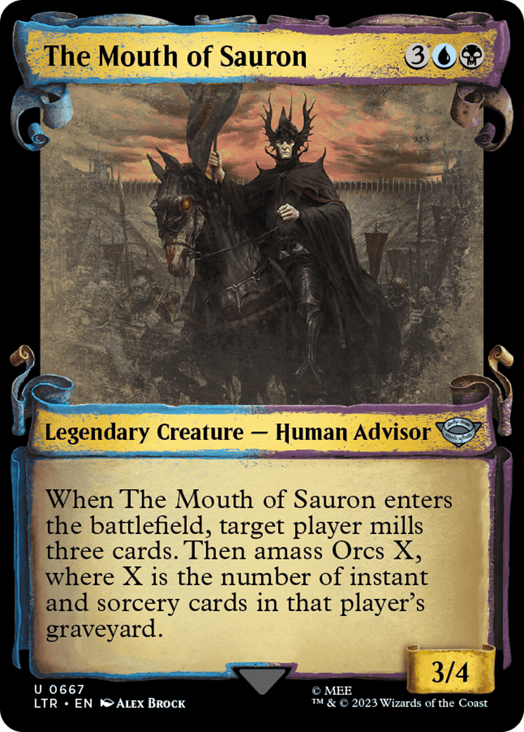 The Mouth of Sauron [The Lord of the Rings: Tales of Middle-Earth Showcase Scrolls] MTG Single Magic: The Gathering  | Multizone: Comics And Games