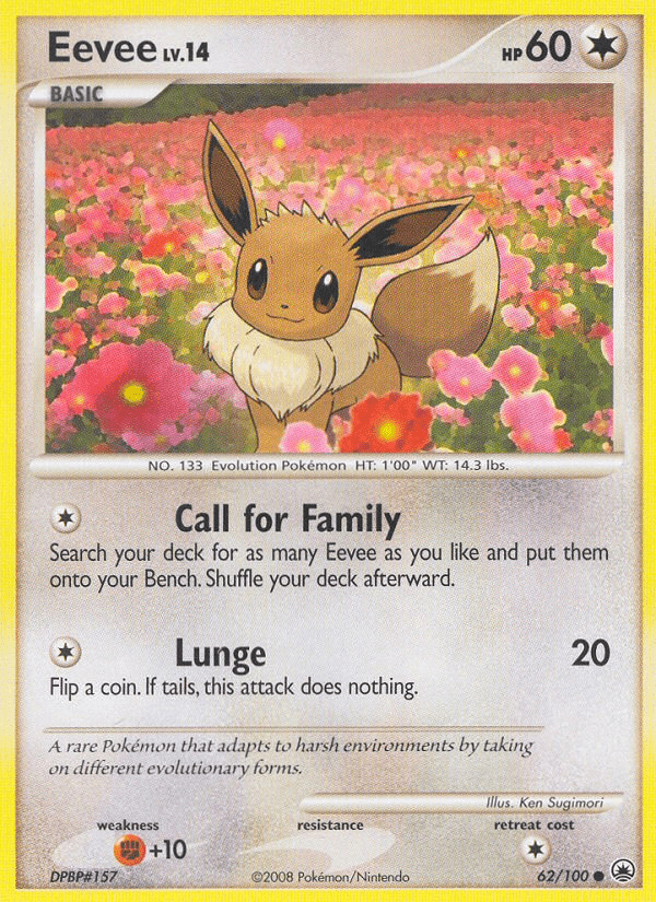 Eevee (62/100) [Diamond & Pearl: Majestic Dawn] Pokemon Single Pokémon  | Multizone: Comics And Games