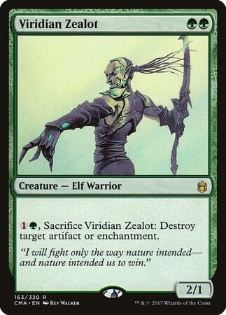 Viridian Zealot [Commander Anthology] MTG Single Magic: The Gathering  | Multizone: Comics And Games