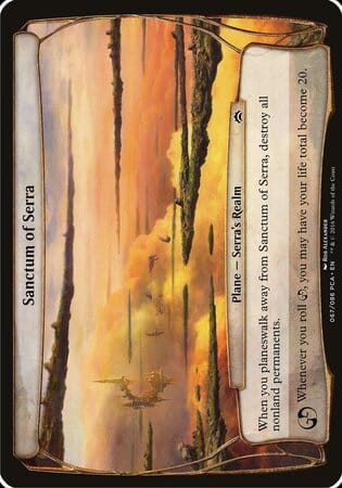 Sanctum of Serra (Planechase Anthology) [Planechase Anthology Planes] MTG Single Magic: The Gathering  | Multizone: Comics And Games