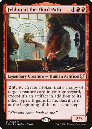 Feldon of the Third Path [Commander 2019] MTG Single Magic: The Gathering  | Multizone: Comics And Games