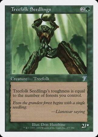 Treefolk Seedlings [Seventh Edition] MTG Single Magic: The Gathering  | Multizone: Comics And Games