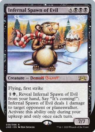 Infernal Spawn of Evil [Unsanctioned] MTG Single Magic: The Gathering  | Multizone: Comics And Games