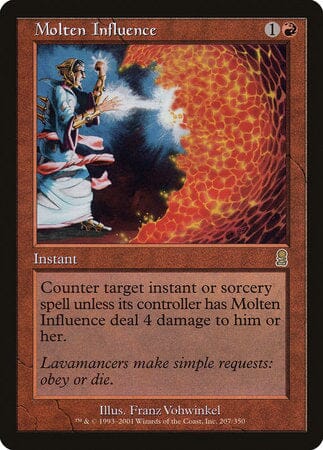 Molten Influence [Odyssey] MTG Single Magic: The Gathering  | Multizone: Comics And Games