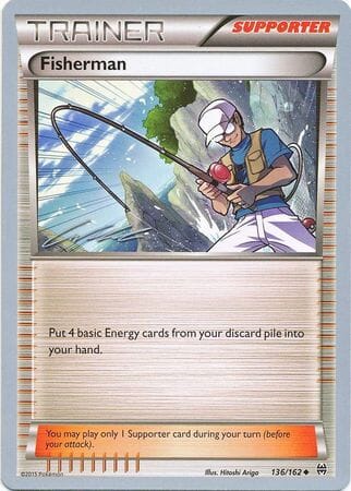 Fisherman (136/162) (Ninja Blitz - Cody Walinski) [World Championships 2016] Pokemon Single Pokémon  | Multizone: Comics And Games
