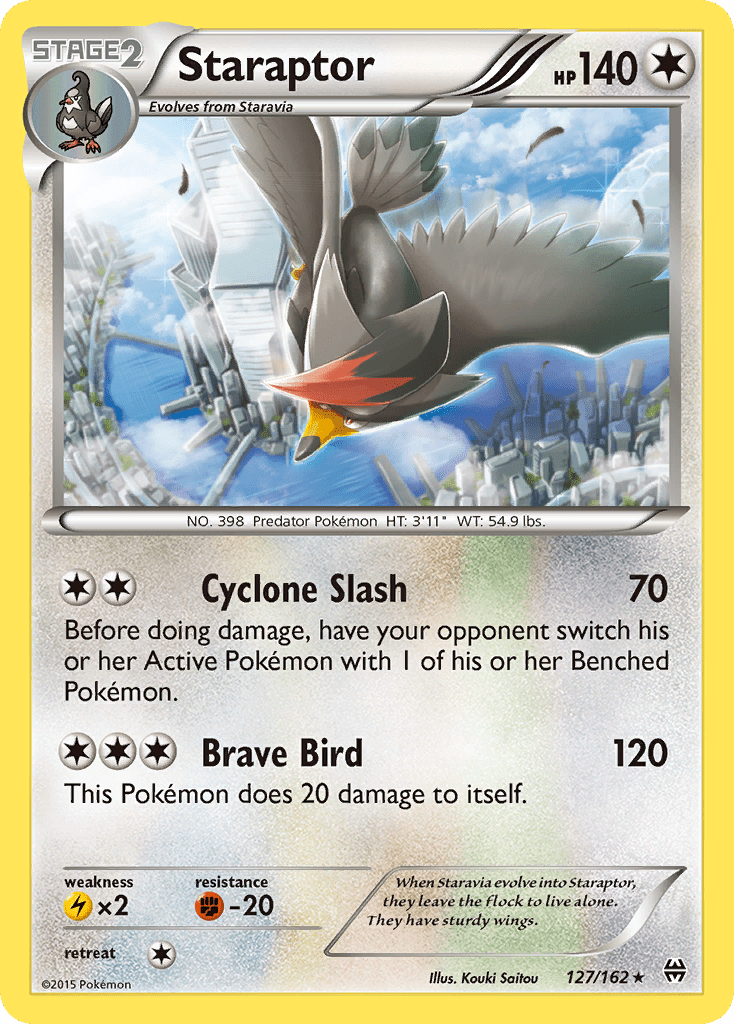 Staraptor (127/162) [XY: BREAKthrough] Pokemon Single Pokémon  | Multizone: Comics And Games