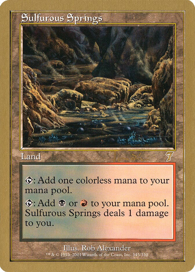 Sulfurous Springs (Jan Tomcani) [World Championship Decks 2001] MTG Single Magic: The Gathering  | Multizone: Comics And Games