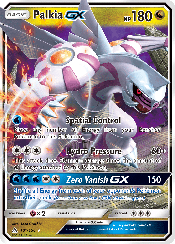 Palkia GX (101/156) [Sun & Moon: Ultra Prism] Pokemon Single Pokémon  | Multizone: Comics And Games