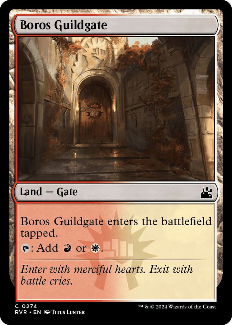 Boros Guildgate [Ravnica Remastered] MTG Single Magic: The Gathering  | Multizone: Comics And Games
