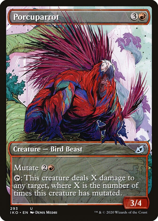 Porcuparrot (Showcase) [Ikoria: Lair of Behemoths] MTG Single Magic: The Gathering  | Multizone: Comics And Games