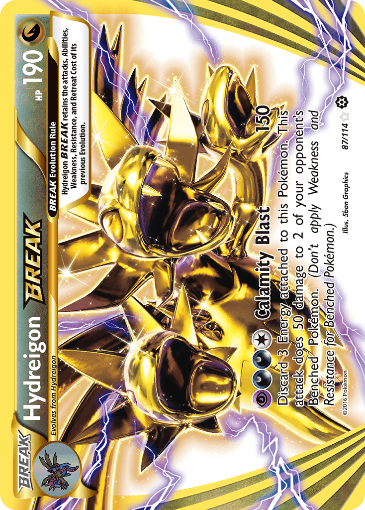 Hydreigon BREAK (87/114) [XY: Steam Siege] Pokemon Single Pokémon  | Multizone: Comics And Games