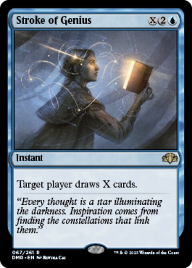 Stroke of Genius [Dominaria Remastered] MTG Single Magic: The Gathering  | Multizone: Comics And Games