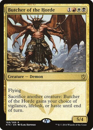 Butcher of the Horde [Khans of Tarkir] MTG Single Magic: The Gathering  | Multizone: Comics And Games