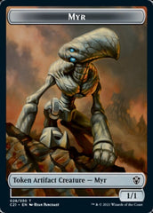 Myr // Treasure Token [Commander 2021 Tokens] MTG Single Magic: The Gathering  | Multizone: Comics And Games
