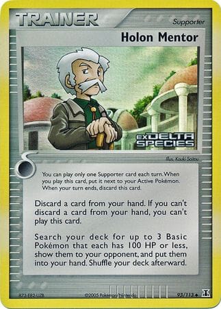 Holon Mentor (93/113) (Stamped) [EX: Delta Species] Pokemon Single Pokémon  | Multizone: Comics And Games