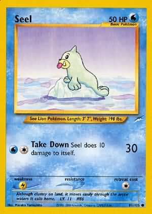 Seel (81/105) [Neo Destiny Unlimited] Pokemon Single Pokémon  | Multizone: Comics And Games