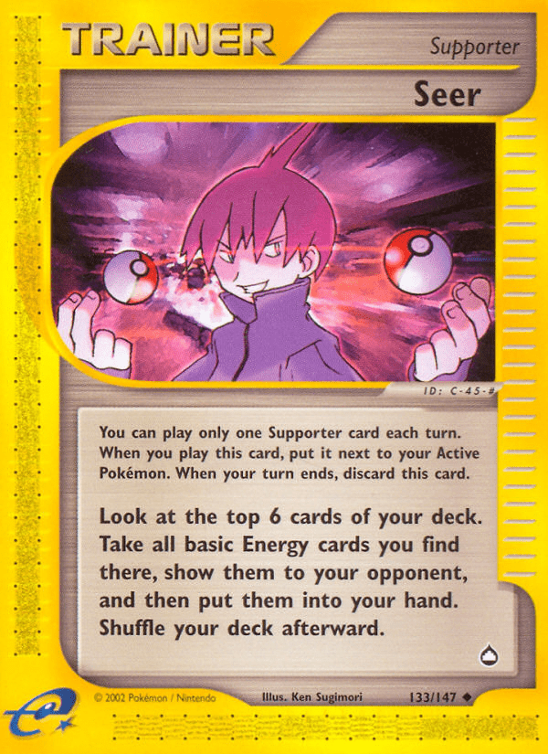 Seer (133/147) [Aquapolis] Pokemon Single Pokémon  | Multizone: Comics And Games