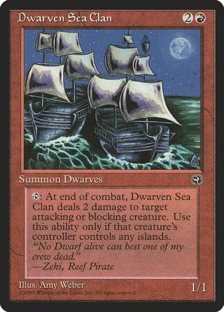 Dwarven Sea Clan [Homelands] MTG Single Magic: The Gathering  | Multizone: Comics And Games
