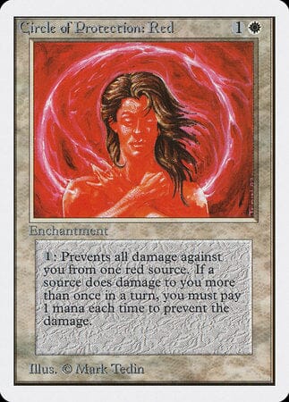 Circle of Protection: Red [Unlimited Edition] MTG Single Magic: The Gathering  | Multizone: Comics And Games