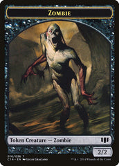 Demon (012/036) // Zombie (016/036) Double-sided Token [Commander 2014 Tokens] MTG Single Magic: The Gathering  | Multizone: Comics And Games