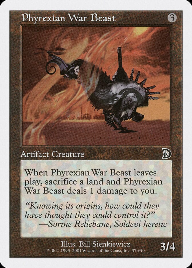 Phyrexian War Beast (Signature on Right) [Deckmasters] MTG Single Magic: The Gathering  | Multizone: Comics And Games
