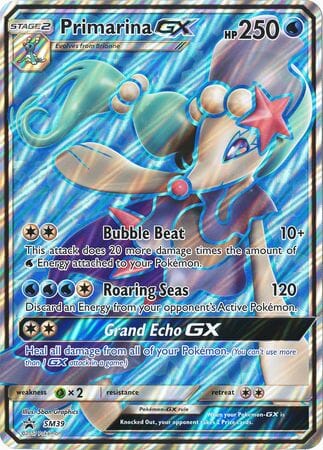 Primarina GX (SM39) (Jumbo Card) [Sun & Moon: Black Star Promos] Pokemon Single Pokémon  | Multizone: Comics And Games