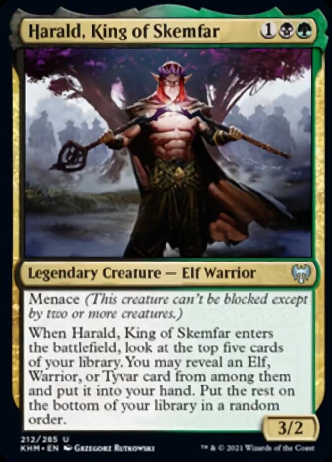 Harald, King of Skemfar [Kaldheim] MTG Single Magic: The Gathering  | Multizone: Comics And Games