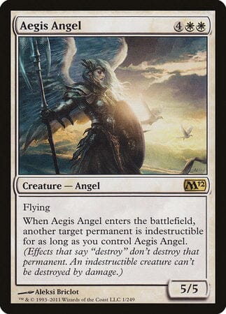 Aegis Angel [Magic 2012] MTG Single Magic: The Gathering  | Multizone: Comics And Games