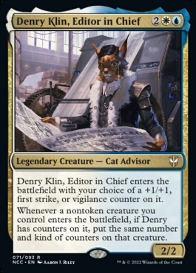 Denry Klin, Editor in Chief [Streets of New Capenna Commander] MTG Single Magic: The Gathering  | Multizone: Comics And Games