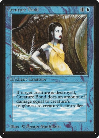 Creature Bond [Limited Edition Beta] MTG Single Magic: The Gathering  | Multizone: Comics And Games