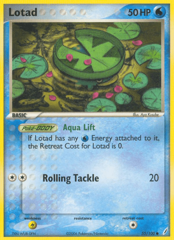 Lotad (55/100) [EX: Crystal Guardians] Pokemon Single Pokémon  | Multizone: Comics And Games