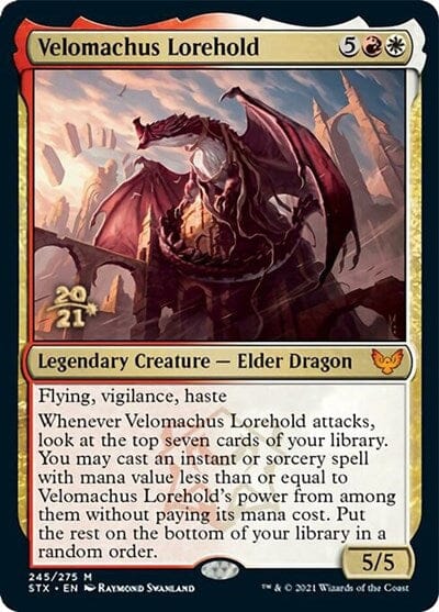 Velomachus Lorehold [Strixhaven: School of Mages Prerelease Promos] MTG Single Magic: The Gathering  | Multizone: Comics And Games