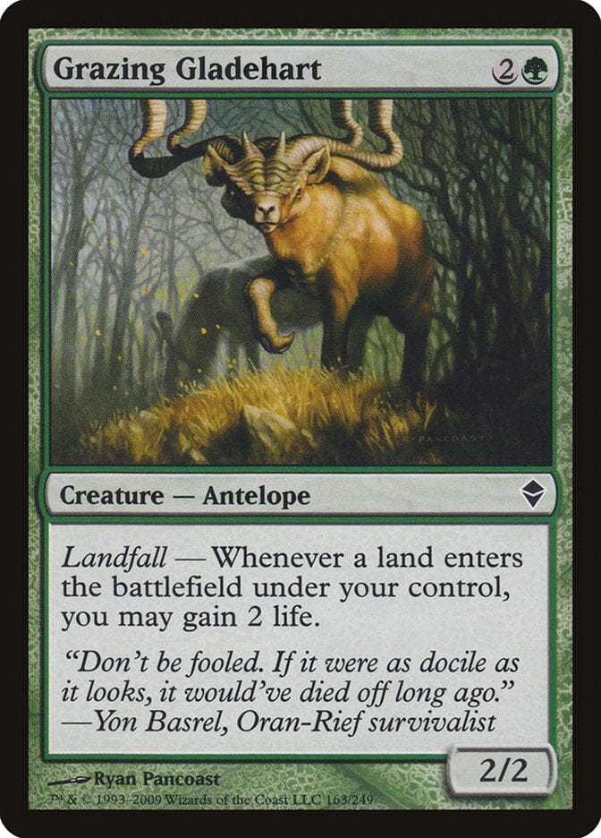 Grazing Gladehart [Zendikar] MTG Single Magic: The Gathering  | Multizone: Comics And Games