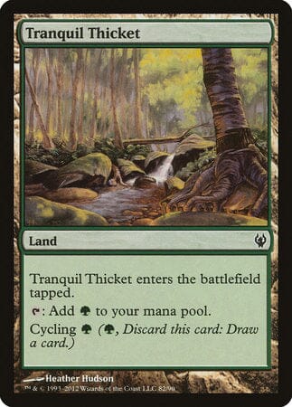 Tranquil Thicket [Duel Decks: Izzet vs. Golgari] MTG Single Magic: The Gathering  | Multizone: Comics And Games