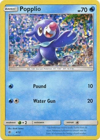 Popplio (4/12) [McDonald's Promos: 2017 Collection] Pokemon Single Pokémon  | Multizone: Comics And Games