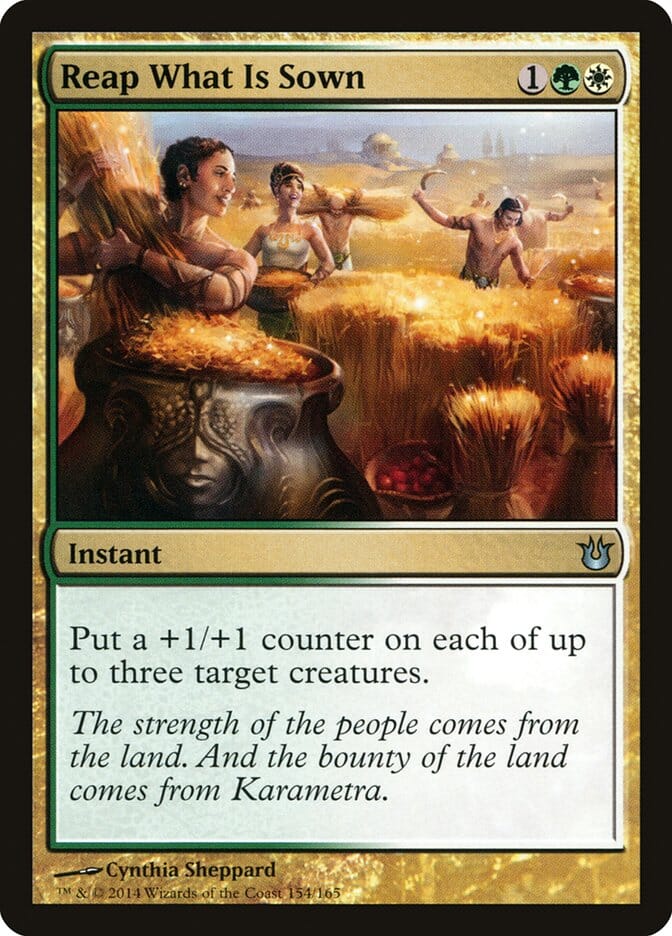Reap What Is Sown [Born of the Gods] MTG Single Magic: The Gathering  | Multizone: Comics And Games