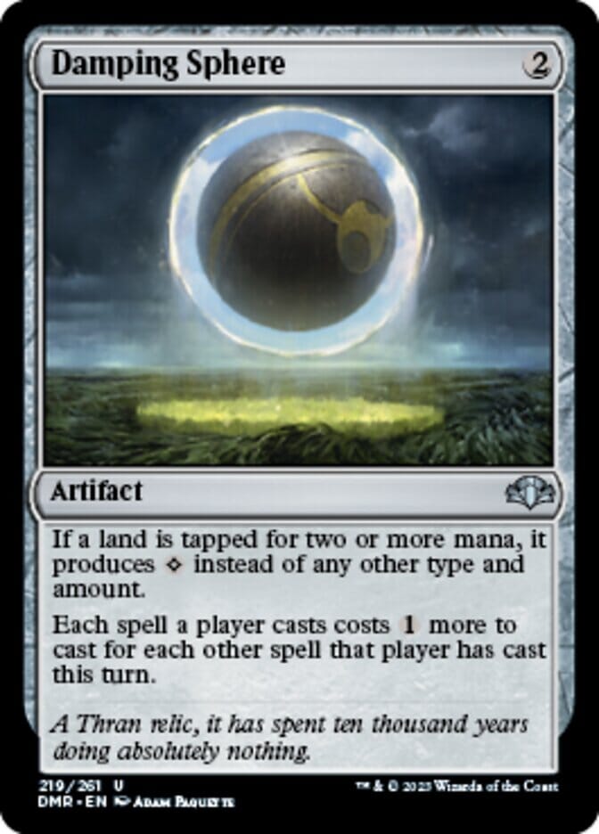 Damping Sphere [Dominaria Remastered] MTG Single Magic: The Gathering  | Multizone: Comics And Games