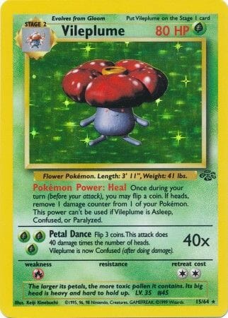 Vileplume (15/64) [Jungle Unlimited] Pokemon Single Pokémon  | Multizone: Comics And Games