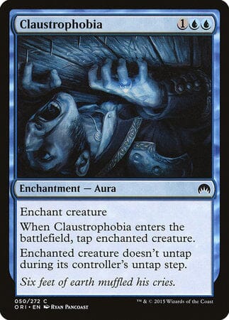 Claustrophobia [Magic Origins] MTG Single Magic: The Gathering  | Multizone: Comics And Games