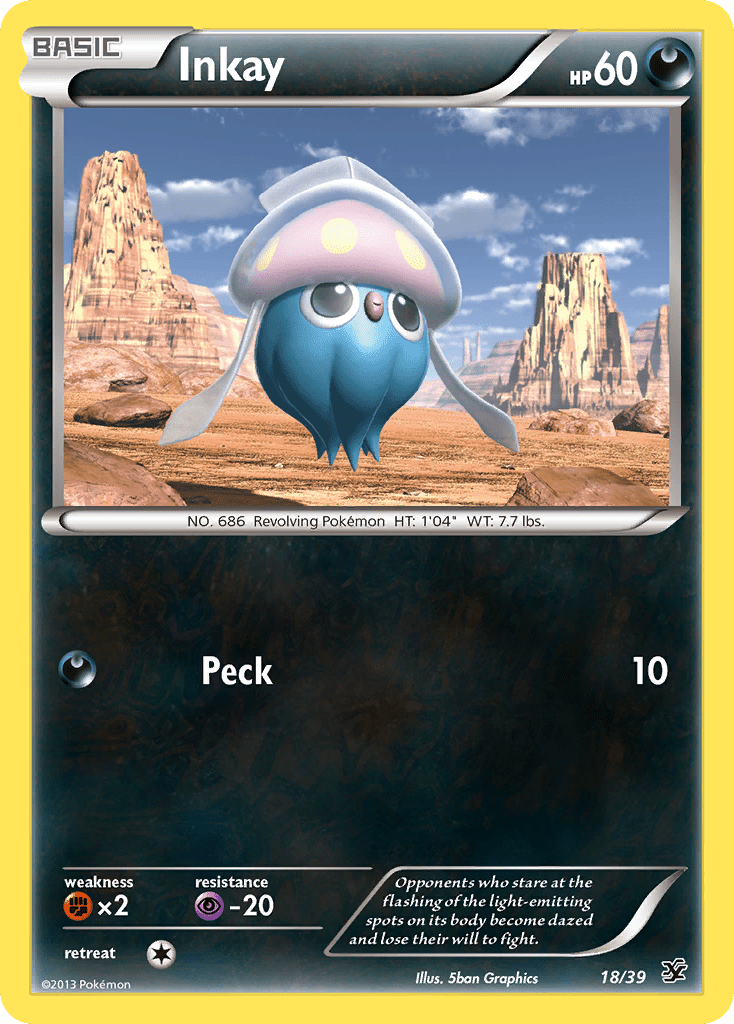 Inkay (18/39) [XY: Kalos Starter Set] Pokemon Single Pokémon  | Multizone: Comics And Games